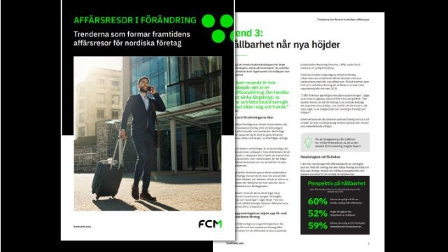 FCM Sverige - trender inom affärsresor 2026