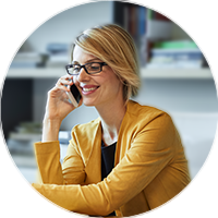 Lady on a phone