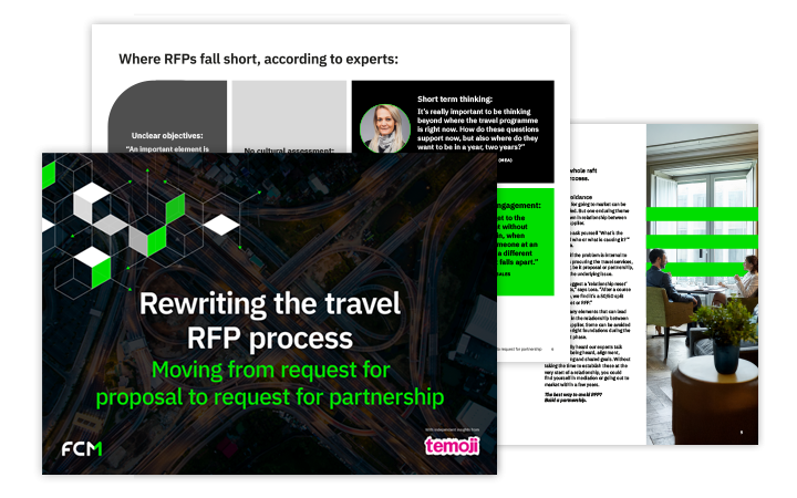 RFP, request for proposal, partnership, travel management